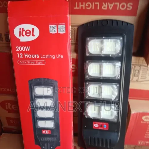 ITEL SOLAR STREET LIGHTS 200WATT