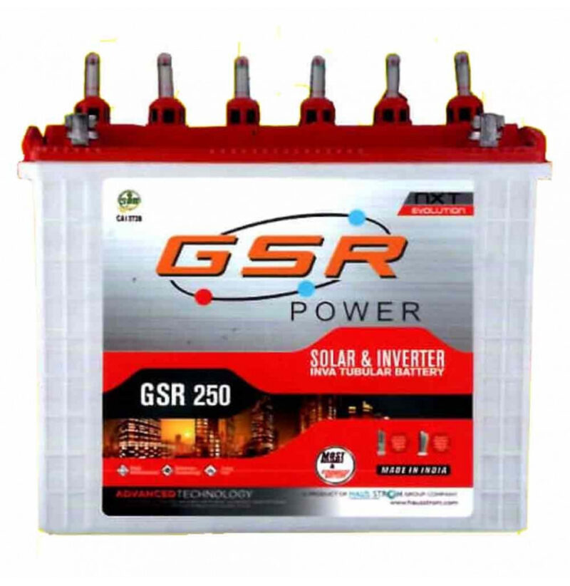 GSR TUBULAR BATTERY 240AH
